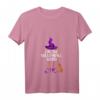 Damen Volleyball Witch Halloween T-Shirt - Lustiges V-Ausschnitt Sportshirt für Damen, perfekt für Halloween und Volleyball-Fans