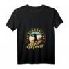 Damen Vintage Handball Design für Handball Mutter T-Shirt mit V-Ausschnitt – Perfektes Geschenk für sportliche Mütter und Handballfans