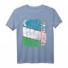 USBEKISTAN Flagge T-Shirt für Damen, Herren & Kinder – Klassisch geschnitten mit doppelt genähtem Saum