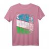 USBEKISTAN Flagge T-Shirt für Damen, Herren & Kinder – Klassisch geschnitten mit doppelt genähtem Saum