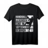 Handball Legenden sind im September geboren T-Shirt – Perfektes Geburtstagsgeschenk für Handballfans, Spieler & Trainer