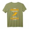 Handball vs. Fußball! - Echtes Handball T-Shirt mit Spruch für Fans und Spieler - Das perfekte Teamsport-Geschenk
