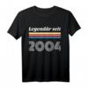 Lustiges 20. Geburtstag T-Shirt & Deko für Mann & Frau - Witzige Geschenkidee & Geburtstagsparty-Deko 2004