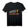 40Geburtstag T-Shirt Evolution für Männer – Perfektes Geschenk für Handballliebhaber zum Geburtstag