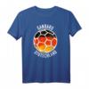 Deutschland Schwarz Rot Gold Handball Fan T-Shirt - Lustiges Supporter Shirt & Geschenkidee für Handballfans und Spieler