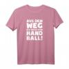Handball-Fan Pullover & Hoodie mit '...muss zum Handball!' - Lustiges Geschenk für Handballspieler & Fans zu Weihnachten, Geburtstag oder Valentinstag