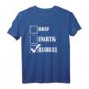 Brav Unartig Handball Lustiges Weihnachts Geschenk Shirt für Damen & Herren - Perfektes Geschenk für Handballfans, Freunde & Familie