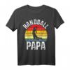 Handball Papa T-Shirt – Lustiges Geschenk für Handballspieler, Trainer & Fans zum Vatertag & Weihnachten