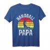 Handball Papa T-Shirt – Lustiges Geschenk für Handballspieler, Trainer & Fans zum Vatertag & Weihnachten