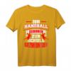 Zum Handball geboren, zur Schule gezwungen T-Shirt – Lustiges Handball Design für Fans, Spieler & Mannschaften