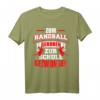 Zum Handball geboren, zur Schule gezwungen T-Shirt – Lustiges Handball Design für Fans, Spieler & Mannschaften