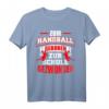 Zum Handball geboren, zur Schule gezwungen T-Shirt – Lustiges Handball Design für Fans, Spieler & Mannschaften