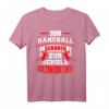 Zum Handball geboren, zur Schule gezwungen T-Shirt – Lustiges Handball Design für Fans, Spieler & Mannschaften