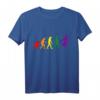 Regenbogen Evolution Handball T-Shirt – Perfektes Geschenk für Handballspieler, Trainer und Fans für Weihnachten, Geburtstag oder Training