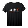 Handball Evolution Handballspieler Handballfans T-Shirt - Klassisches Sportshirt für Fans und Spieler