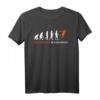Handball Evolution Handballspieler Handballfans T-Shirt - Klassisches Sportshirt für Fans und Spieler