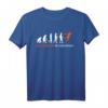 Handball Evolution Handballspieler Handballfans T-Shirt - Klassisches Sportshirt für Fans und Spieler