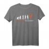 Handball Evolution Handballspieler Handballfans T-Shirt - Klassisches Sportshirt für Fans und Spieler