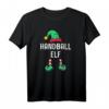 Handball Elf Partnerlook Familien Weihnachts T-Shirt für Männer und Jungen – Lustiges Weihnachtsoutfit für Familie und Freunde