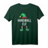 Handball Elf Partnerlook Familien Weihnachts T-Shirt für Männer und Jungen – Lustiges Weihnachtsoutfit für Familie und Freunde