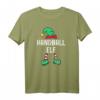 Handball Elf Partnerlook Familien Weihnachts T-Shirt für Männer und Jungen – Lustiges Weihnachtsoutfit für Familie und Freunde