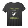Handball Jungen T-Shirt - Starke Jungs spielen Handball mit Motiv und Spruch, Perfekt für Training & Spiele