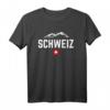 SCHWEIZ Flagge Berge T-Shirt für Damen, Herren & Kinder – Klassisch geschnitten, langlebig mit doppelt genähtem Saum