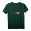 Kroatien Herz Kroate Herzschlag EKG Puls T-Shirt – Stolz auf kroatische Kultur & Wurzeln für Kroatien-Fans & Familie