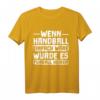 Handball T-Shirt für Spieler und Fans – Klassisch geschnitten, doppelt genähter Saum, langlebig und bequem