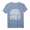 Handball T-Shirt für Spieler und Fans – Klassisch geschnitten, doppelt genähter Saum, langlebig und bequem