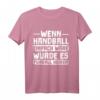 Handball T-Shirt für Spieler und Fans – Klassisch geschnitten, doppelt genähter Saum, langlebig und bequem