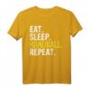 Eat Sleep Handball Repeat Geschenk T-Shirt – Humorvolles Sportshirt für Handballfans, Spieler & Trainer, ideal für Geburtstage, Weihnachten & mehr
