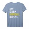Eat Sleep Handball Repeat Geschenk T-Shirt – Humorvolles Sportshirt für Handballfans, Spieler & Trainer, ideal für Geburtstage, Weihnachten & mehr