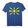 Nordmazedonien Fußball Fan T-Shirt mit Flagge – Supporter Shirt für stolze Nordmazedonier und Fußballfans als Geschenk