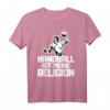 Handball is my religion T-Shirt – Lustiges Handball Spruch Geschenk für Handballer zum Geburtstag, Weihnachten oder im Fitnessstudio