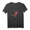 Handballerin 'all day I dream about handball' buntes T-Shirt – Teamgeist & lebendiges Design für Damen