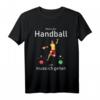 HapMonkey T-Shirt für Handballliebhaber – Wenn der Handball ruft, muss ich gehen, lustiges Geschenk für Fans und Spieler