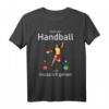 HapMonkey T-Shirt für Handballliebhaber – Wenn der Handball ruft, muss ich gehen, lustiges Geschenk für Fans und Spieler