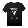 Handballspieler Sprung Wurf Grafik T-Shirt - Lustiges Handball Is Calling T-Shirt für Fans, Spieler & Turniere
