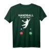 Handballspieler Sprung Wurf Grafik T-Shirt - Lustiges Handball Is Calling T-Shirt für Fans, Spieler & Turniere