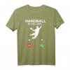 Handballspieler Sprung Wurf Grafik T-Shirt - Lustiges Handball Is Calling T-Shirt für Fans, Spieler & Turniere