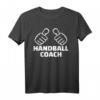 Handball Trainer T-Shirt mit Finger oder Daumen - Klassisch geschnitten, doppelt genähter Saum, ideal für Handballcoaches