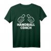 Handball Trainer T-Shirt mit Finger oder Daumen - Klassisch geschnitten, doppelt genähter Saum, ideal für Handballcoaches