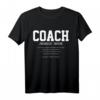 Coach Definition Lustiges Handball Fußball Trainer Sport T-Shirt – Perfektes Geschenk für Trainer aller Sportarten