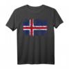 Island Flagge T-Shirt für Damen, Herren & Kinder – Klassisch geschnitten, doppelt genähter Saum