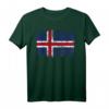 Island Flagge T-Shirt für Damen, Herren & Kinder – Klassisch geschnitten, doppelt genähter Saum