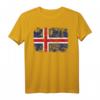 Island Flagge T-Shirt für Damen, Herren & Kinder – Klassisch geschnitten, doppelt genähter Saum