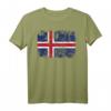 Island Flagge T-Shirt für Damen, Herren & Kinder – Klassisch geschnitten, doppelt genähter Saum