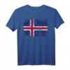 Island Flagge T-Shirt für Damen, Herren & Kinder – Klassisch geschnitten, doppelt genähter Saum