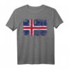 Island Flagge T-Shirt für Damen, Herren & Kinder – Klassisch geschnitten, doppelt genähter Saum